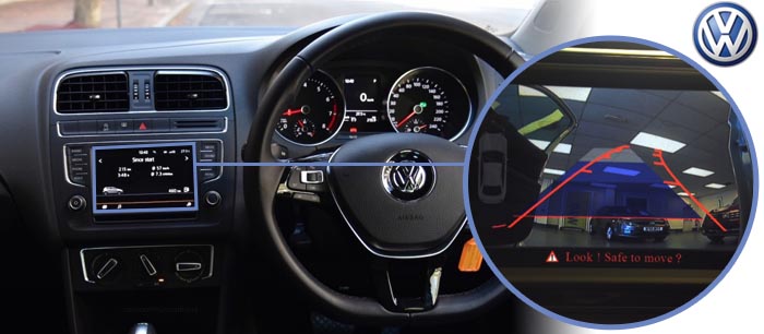 Polo 5 reversing camera screen